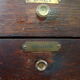Meuble de métier multi-tiroirs chêne vintage 50