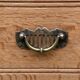 Parisian hotel wardrobe in solid raw oak, 1920.