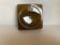 Brown ochre ashtray tray