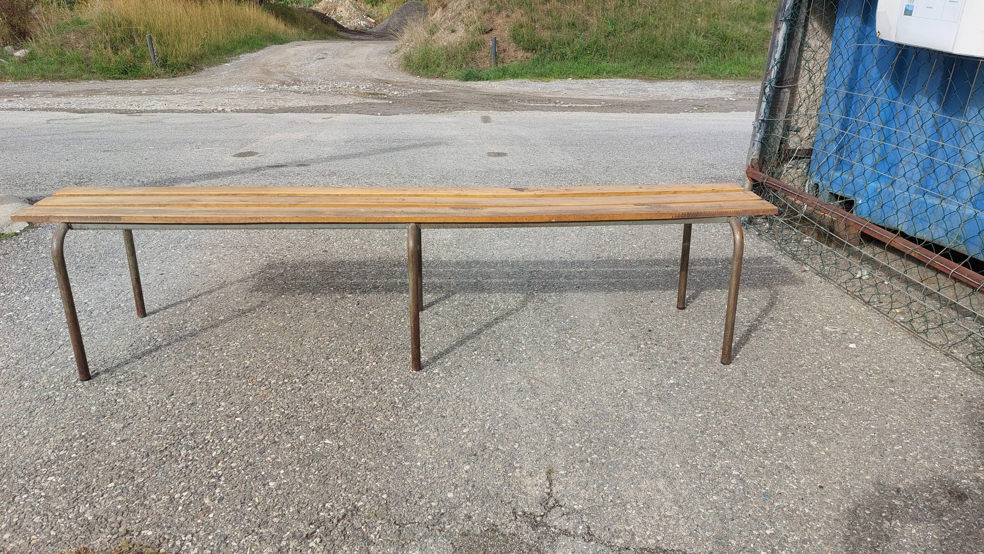 Vintage bench from the 60s - school - administration - parish - convent