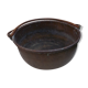 Copper cauldron, planter