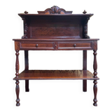 Napoleon III mahogany console or serving unit