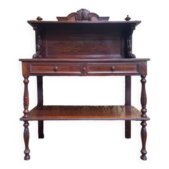 Napoleon III mahogany console or serving unit