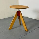 Italian modernist swivel stool by D’ Urbino & Lomazzi, De Pas for Zanotta,
