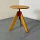 Italian modernist swivel stool by D’ Urbino & Lomazzi, De Pas for Zanotta,