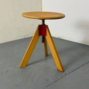 Italian modernist swivel stool by D’ Urbino & Lomazzi, De Pas for Zanotta,