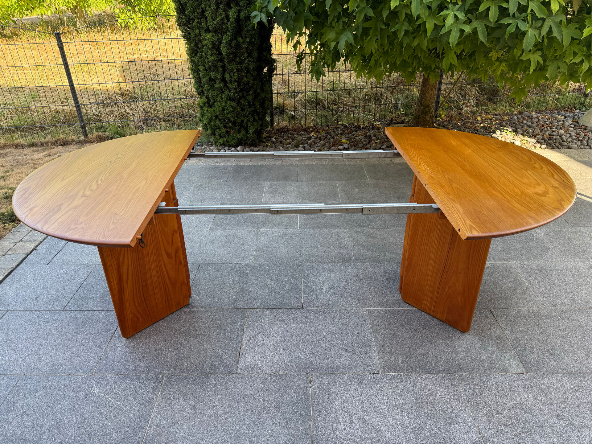 Scandinavian extendable dining table 1970