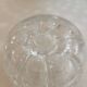 Glass flower holder with 9 holes