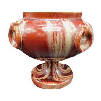 Ceramic pot cache imitation marble