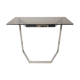 Console laiton et verre fumé