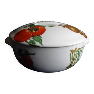 Legumier en porcelaine