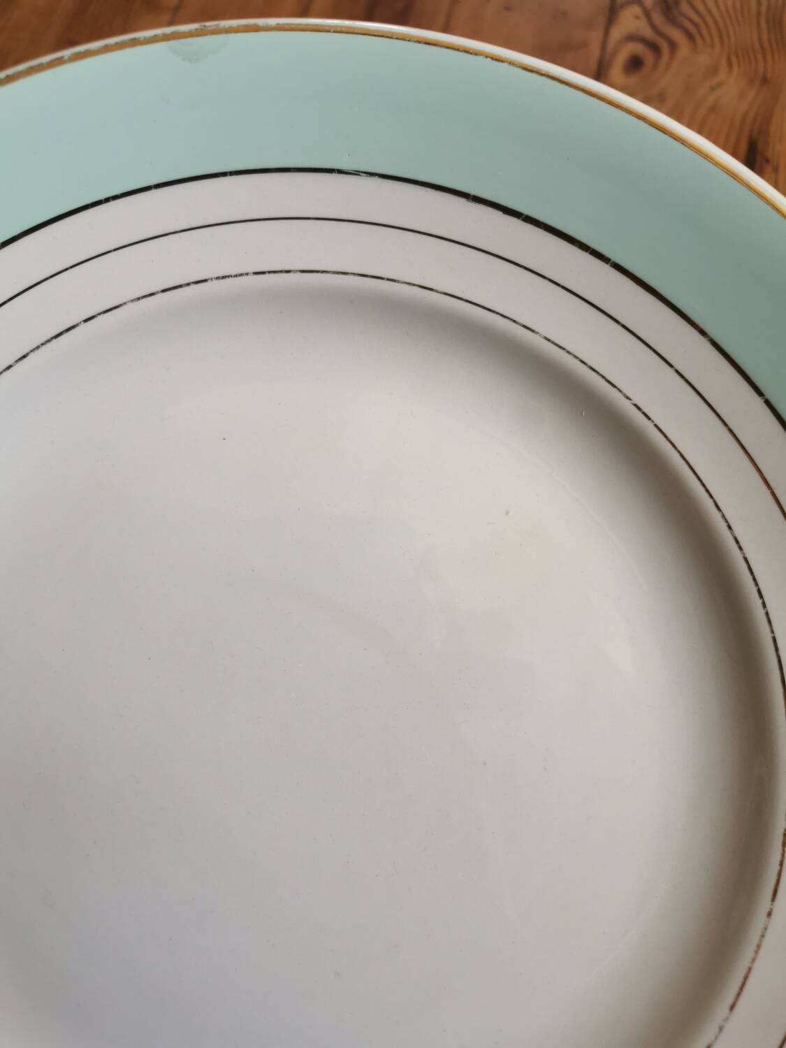 Vintage round dish K&G Lunéville, Regency