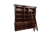 Classic English Mahogany Library Bookcase