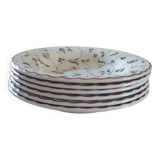 Set of 6 Oakwood England soup plates