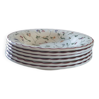 Set of 6 Oakwood England soup plates