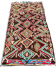 Boucherouite, 260 x 130 authentic hand made wool rug