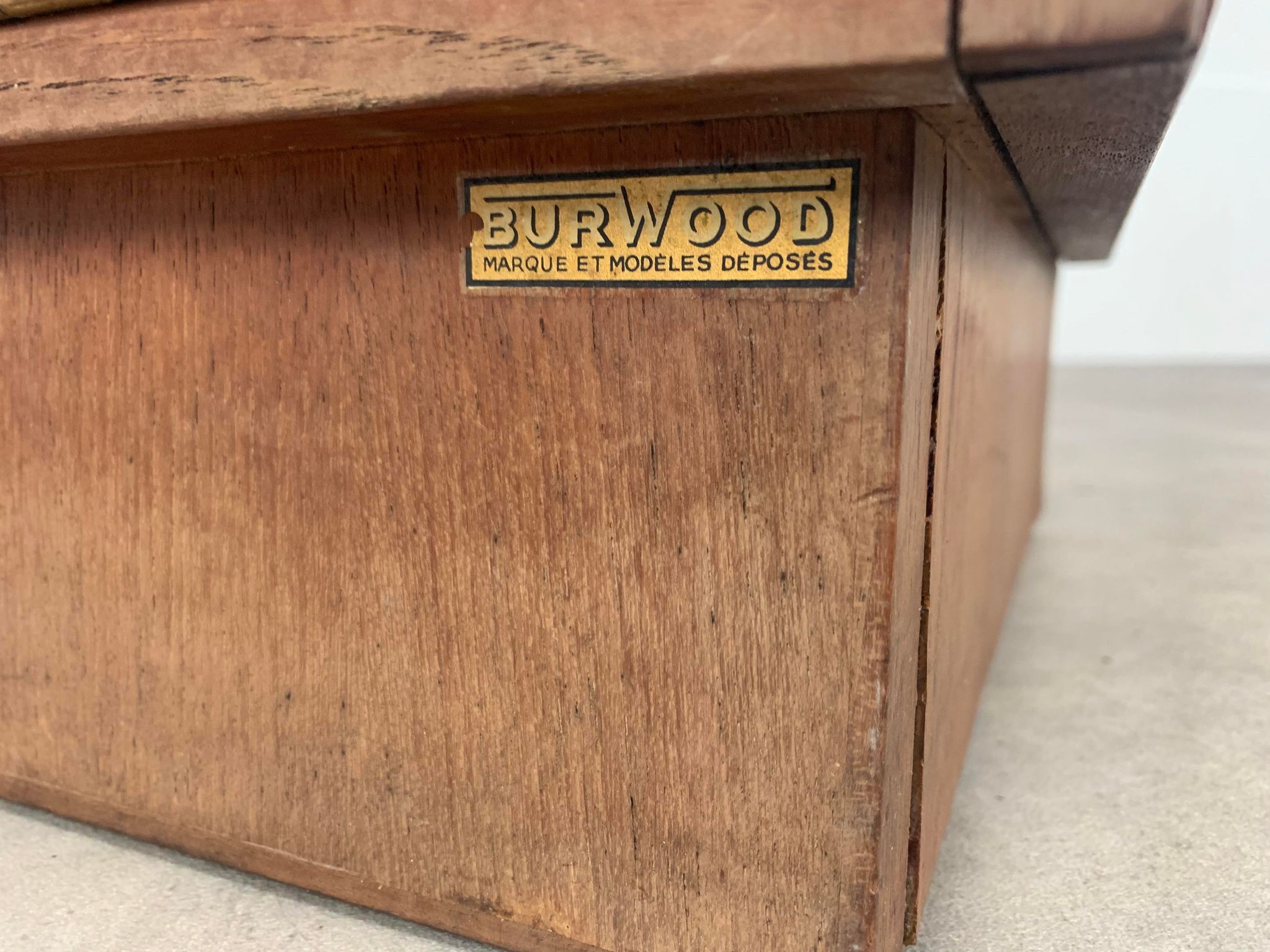 Burwood clamshell loom furniture, wood, 60s