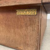 Burwood clamshell loom furniture, wood, 60s