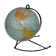 Old cardboard globe Girard and Barrère 50's
