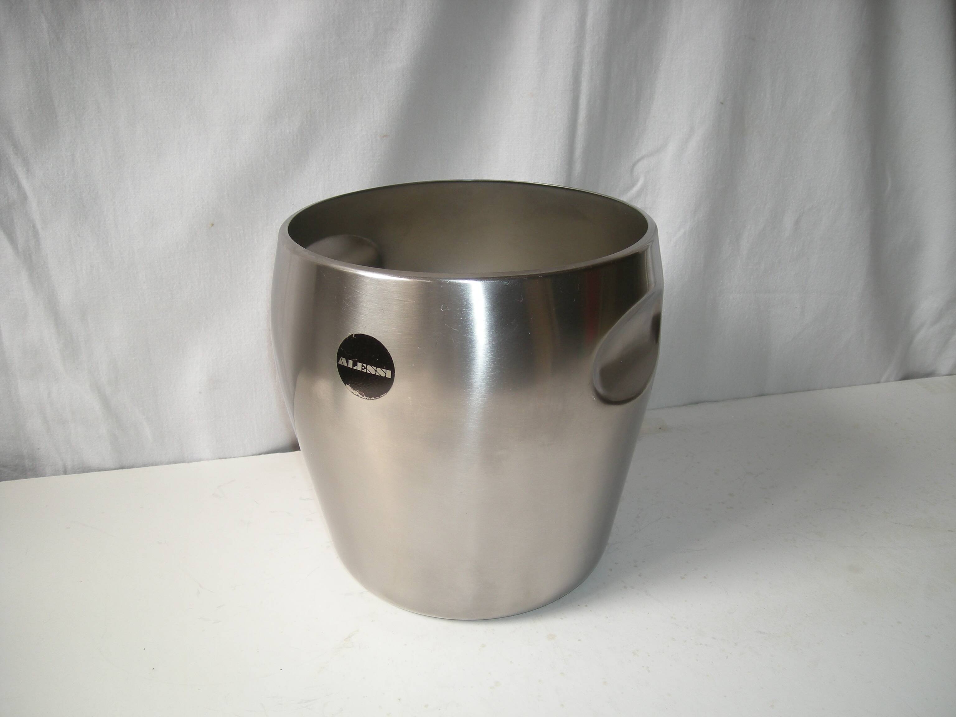 champagne bucket - Carlo Mazzeri and Luigi Massoni - Alessi from the 50s