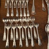 Cutlery 168 pieces silver metal Saint Médard Louis XV style