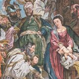 Tapestry based on the painting “The Adoration of the Magi” by Peter Paul Rubens