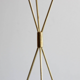 Tripod lamppost in the style of Italian creations
