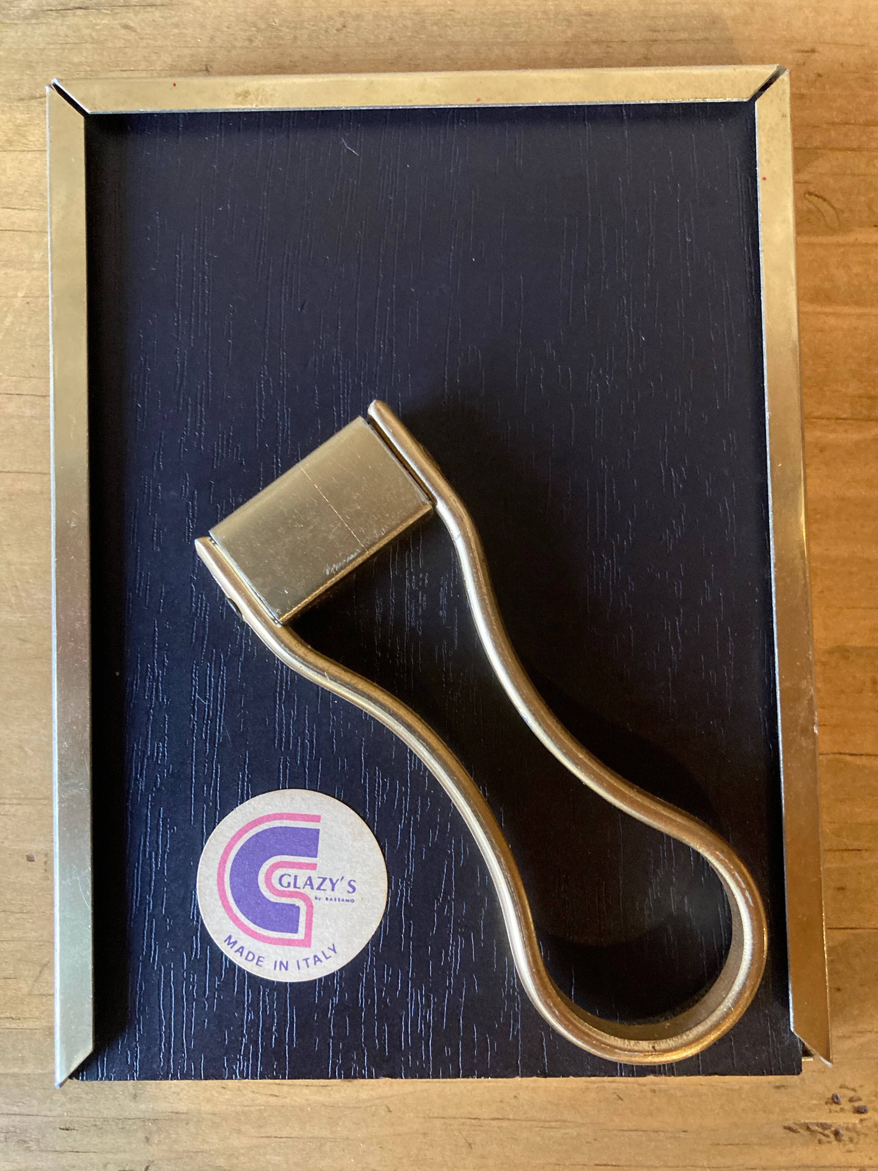 Set of 2 small red frames, made in Italy, 1970s