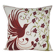 Housse de coussin brodée vintage 48x48 cm