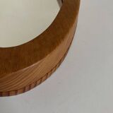 Miroir en pin design asymétrique, 1960