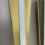 Set of 2 large 37 cm honeycomb theatre wall light elements, Germany, 1950