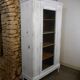 shabby wardrobe with Louis XVI style mesh door