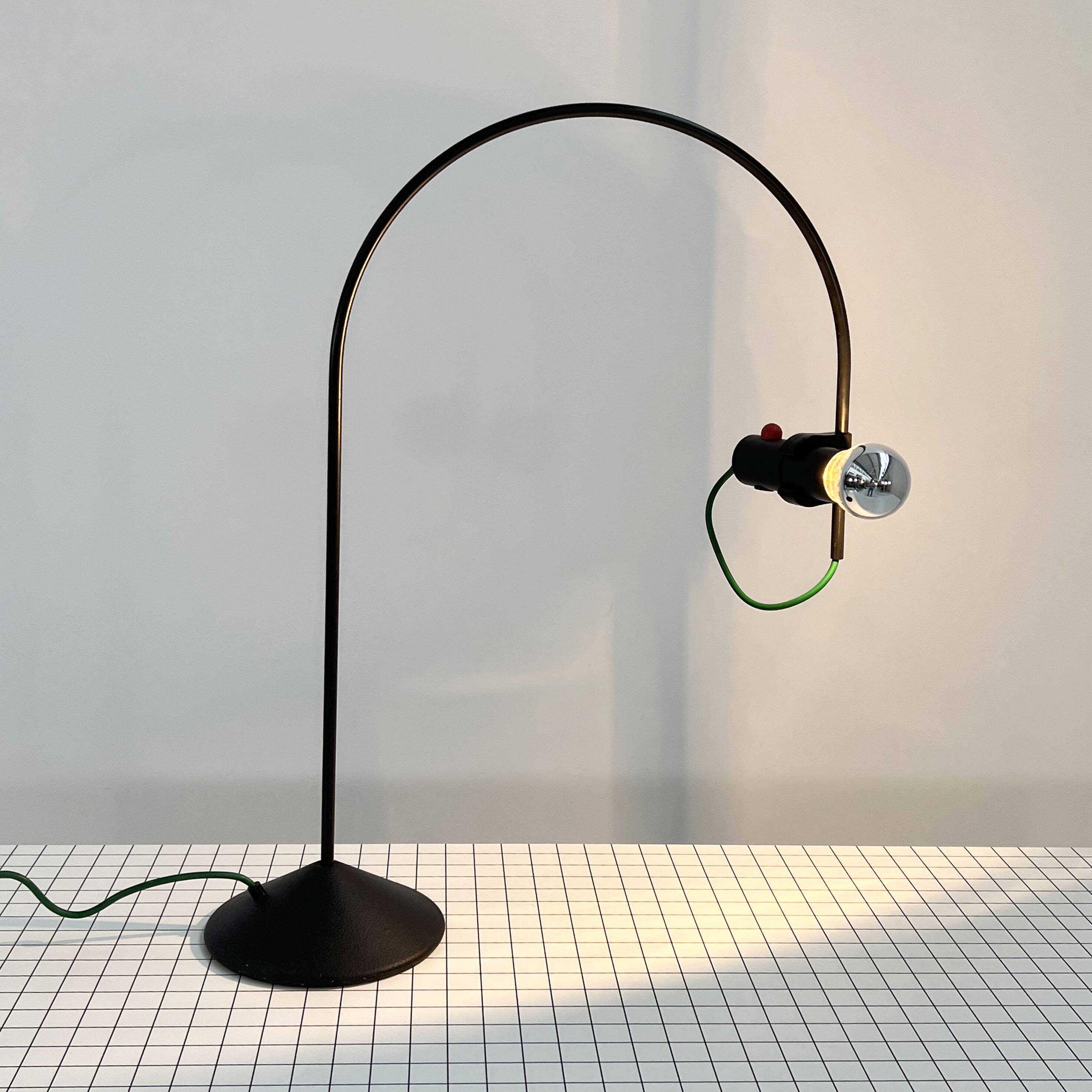 Arched Table Lamp by R. Barbieri & G. Marianelli for Tronconi, 1980