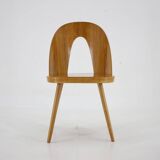 Chaise Antonin Suman des années 1960 en noyer, Tchécoslovaquie