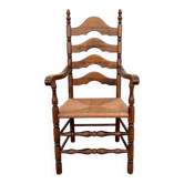 Oak mulched country armchair