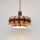 Copper lamp by Werner Schou for Coronell Elektro, 1970s