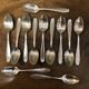 Set of 12 Apollo brand silver-plated metal teaspoons