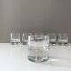 Vintage Glasses Whiskey, Bourbon, Mid Century Bar, design scandinave