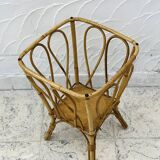 Vintage bamboo plant stand