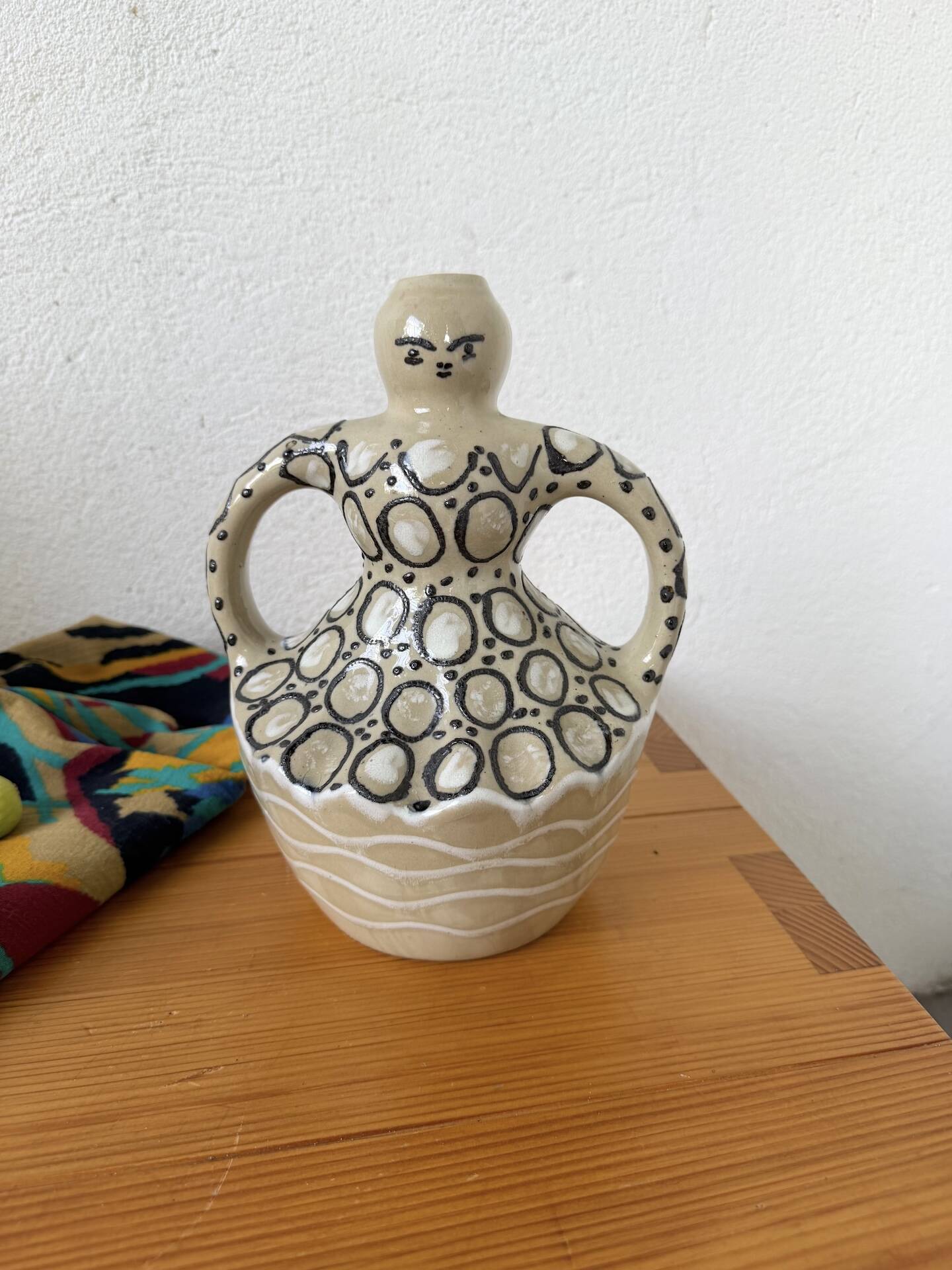 Anthropomorphic vase Folk Art woman