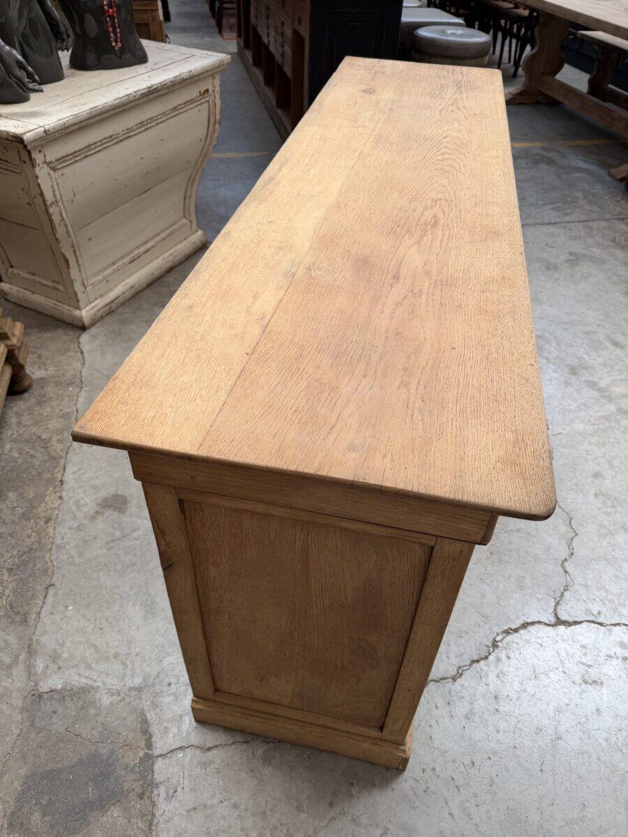 Enfilade in solid raw oak from the 19th century.