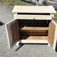Small Parisian sideboard with one drawer and two doors, white lacquered