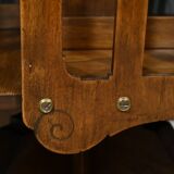Revolving Walnut Bookcase, stamped G.Lancelin – 1900