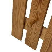 Vintage pine coat rack, 1970s minimalist design