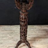 Indochinese tripod saddle in ironwood