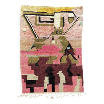 colourful Berber Moroccan wool rug
