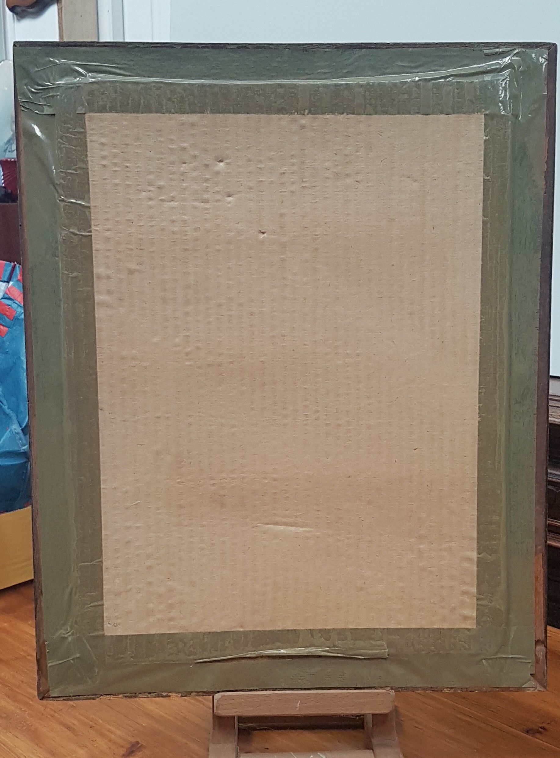 Mirror wood sculpts ancient 52x42cm