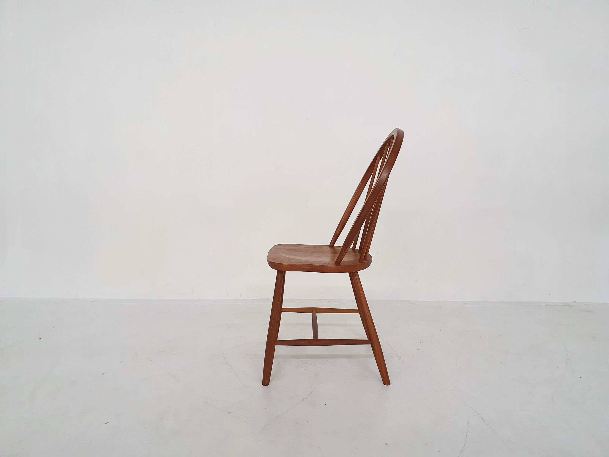 Teak windsor dining chair, Denmark 1960's