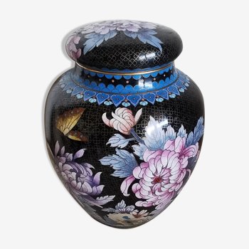 Pot à gingembre cloisonné époque victorienne