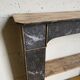 Shelf fireplace mantle.